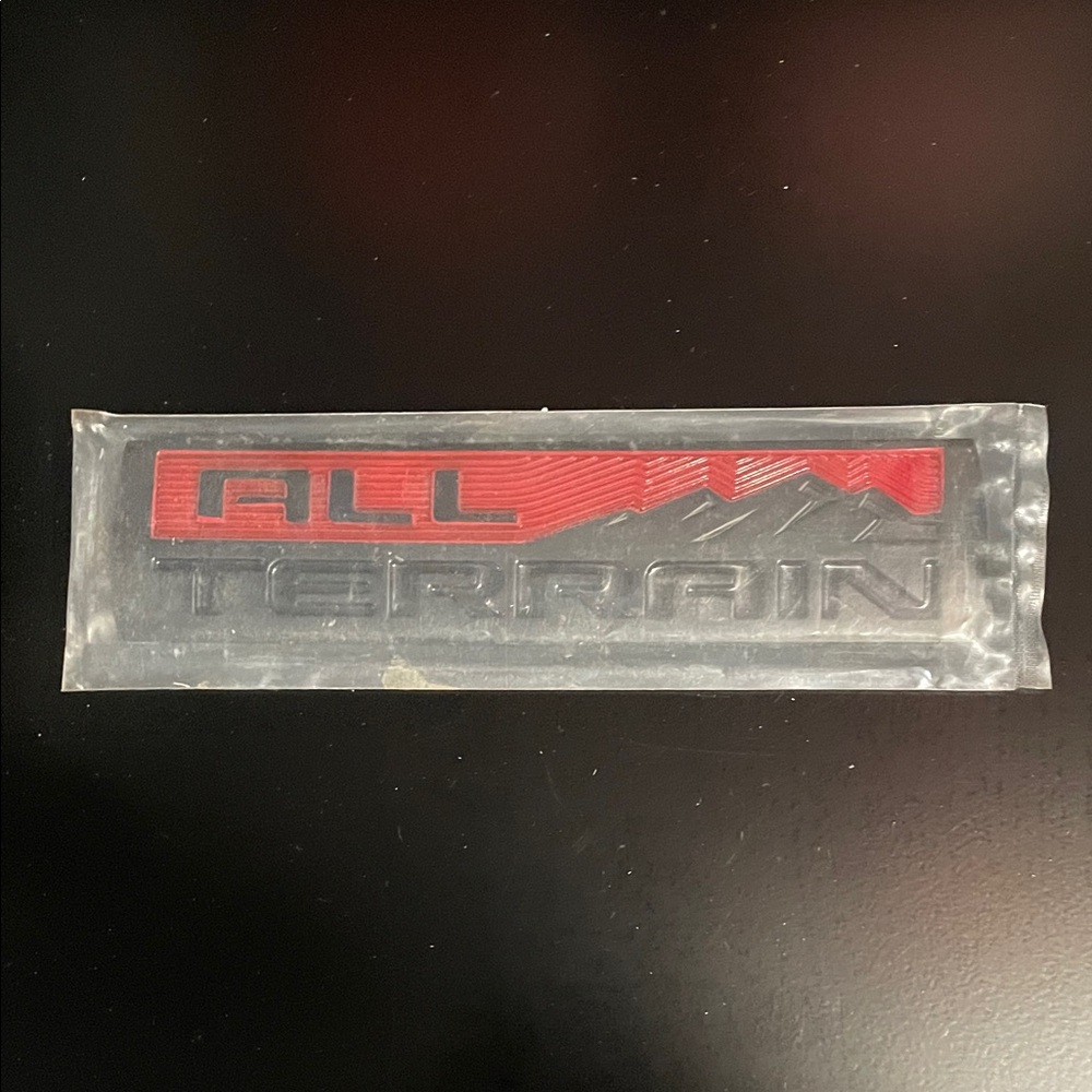 GMC Truck All Terrain badge.